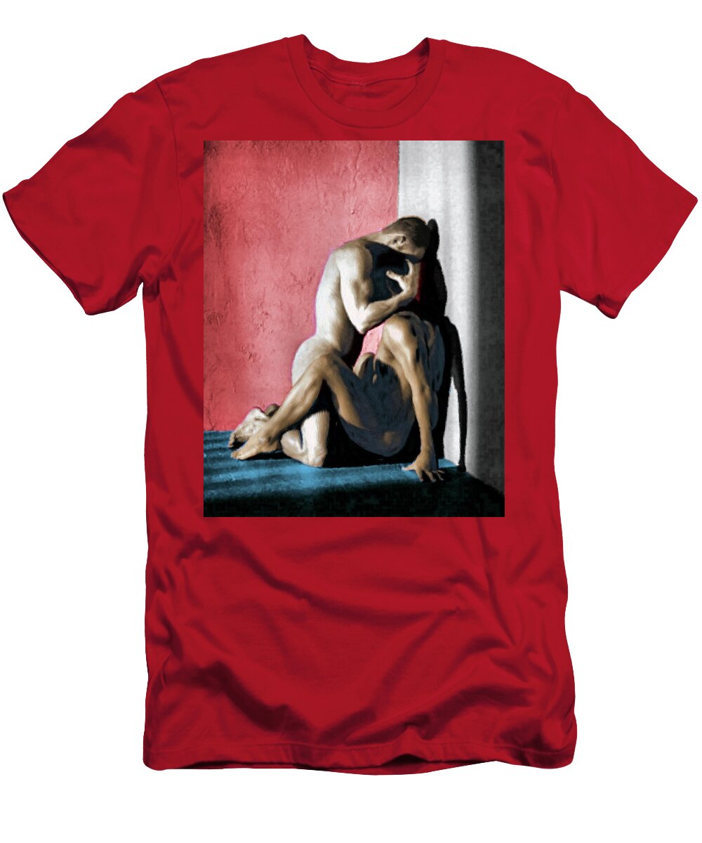 Troy Caperton T-Shirt featuring the painting Protection by Troy Caperton