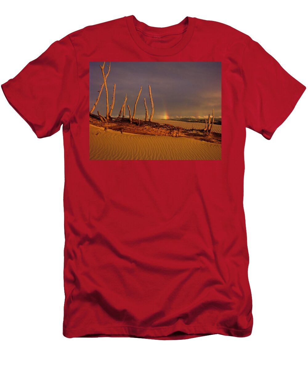 Dunes T-Shirt featuring the photograph Rainy Day Dunes by Robert Potts