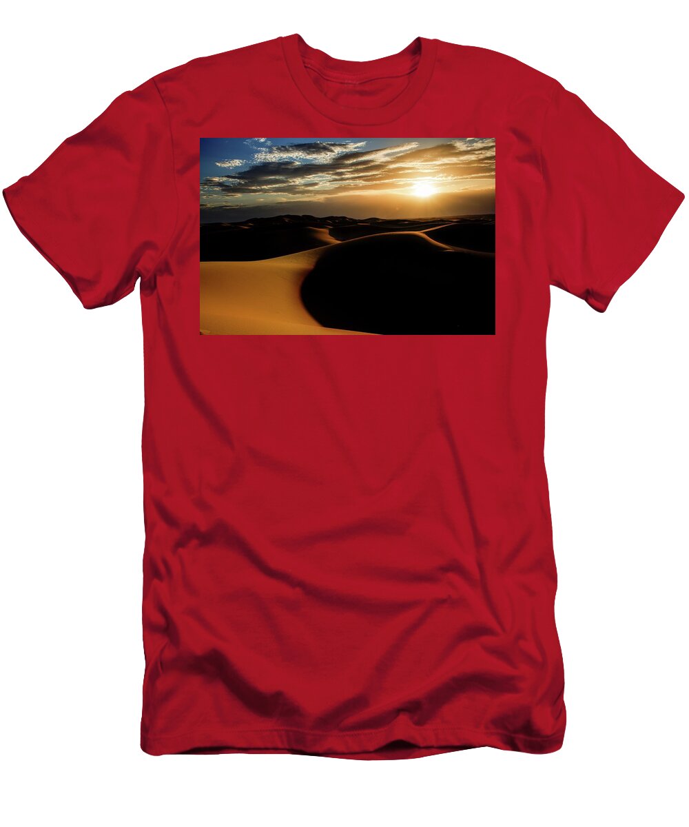 Africa T-Shirt featuring the photograph Sahara desert by Robert Grac