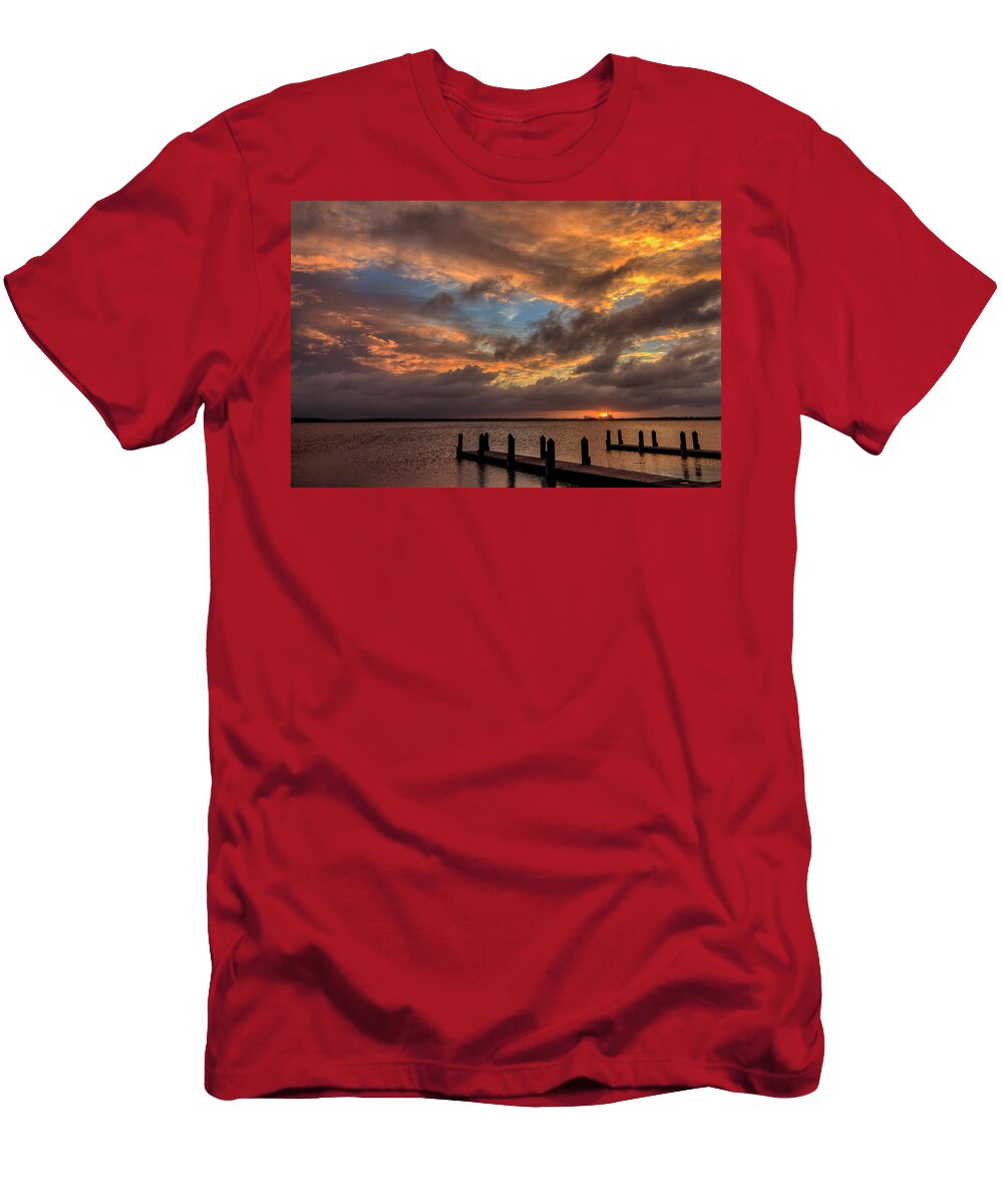 Sunset T-Shirt featuring the photograph Sunset After Glow by JASawyer Imaging