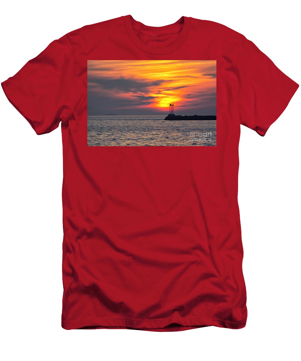 Borough T-Shirt featuring the photograph Super Sunset 2 by Joe Geraci