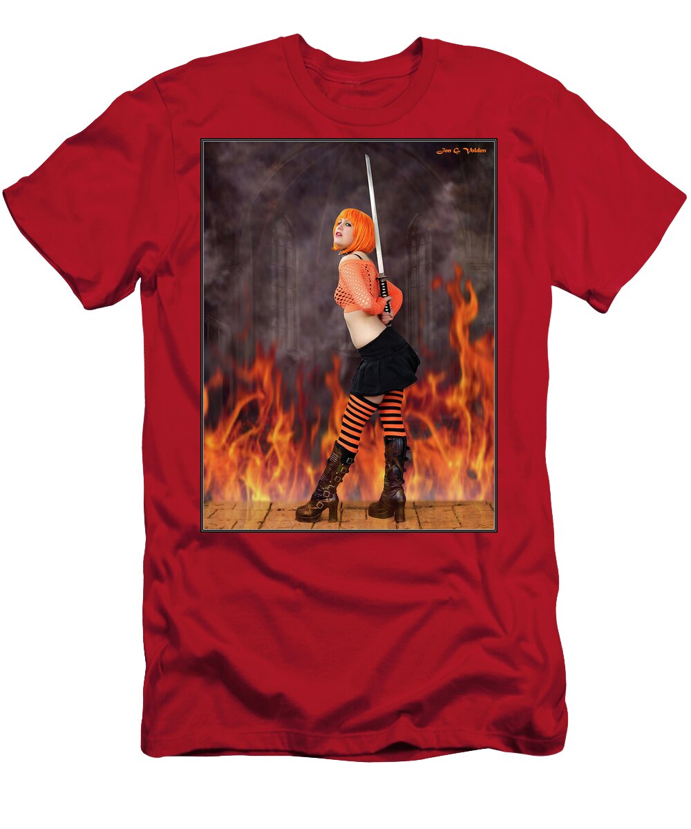 Clockwork T-Shirt featuring the photograph The Clockwork Orange by Jon Volden
