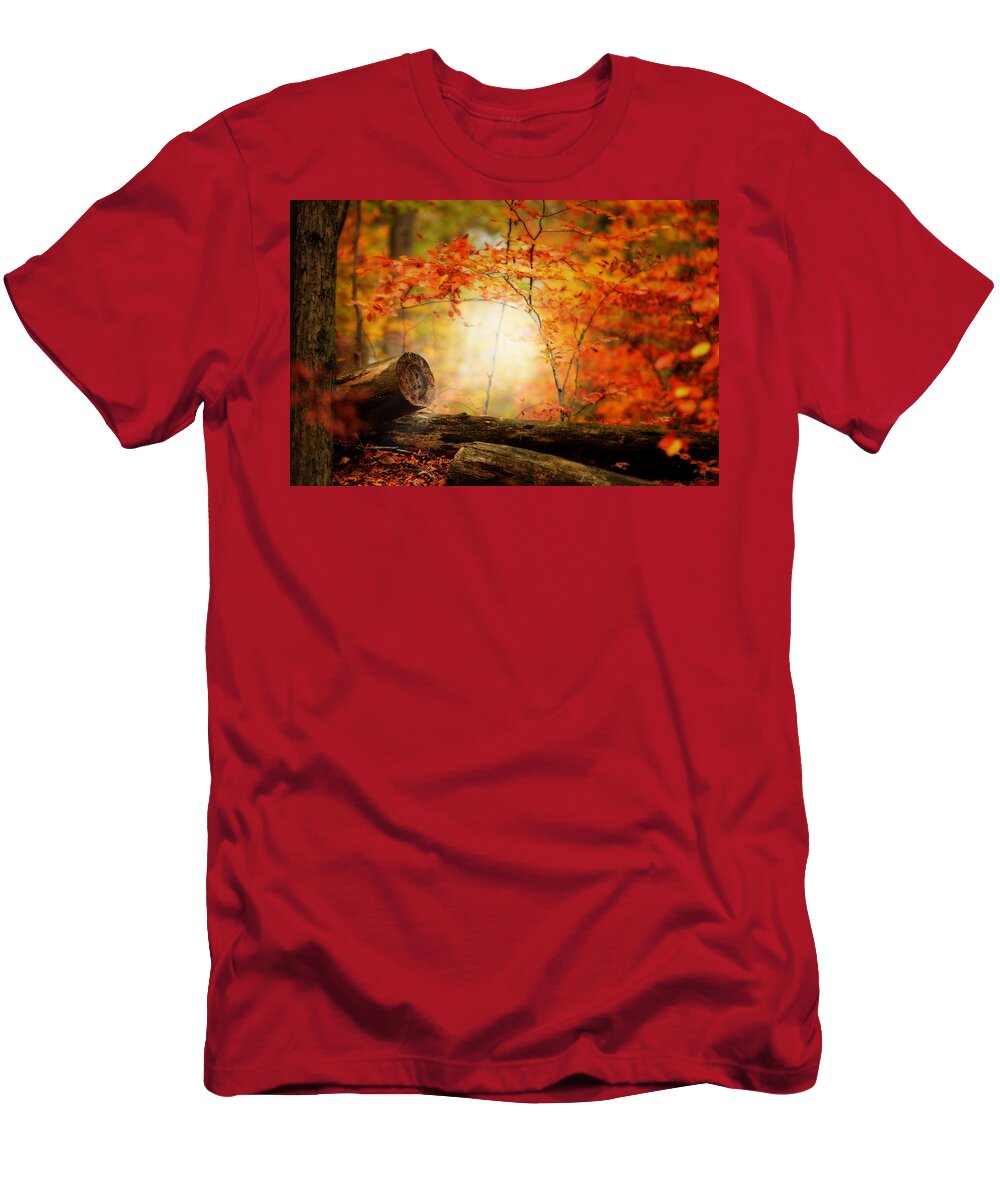 Forest T-Shirt featuring the photograph The Foresters by Philippe Sainte-Laudy