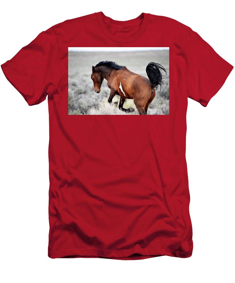 Denise Bruchman Photography T-Shirt featuring the photograph Wild and Free by Denise Bruchman