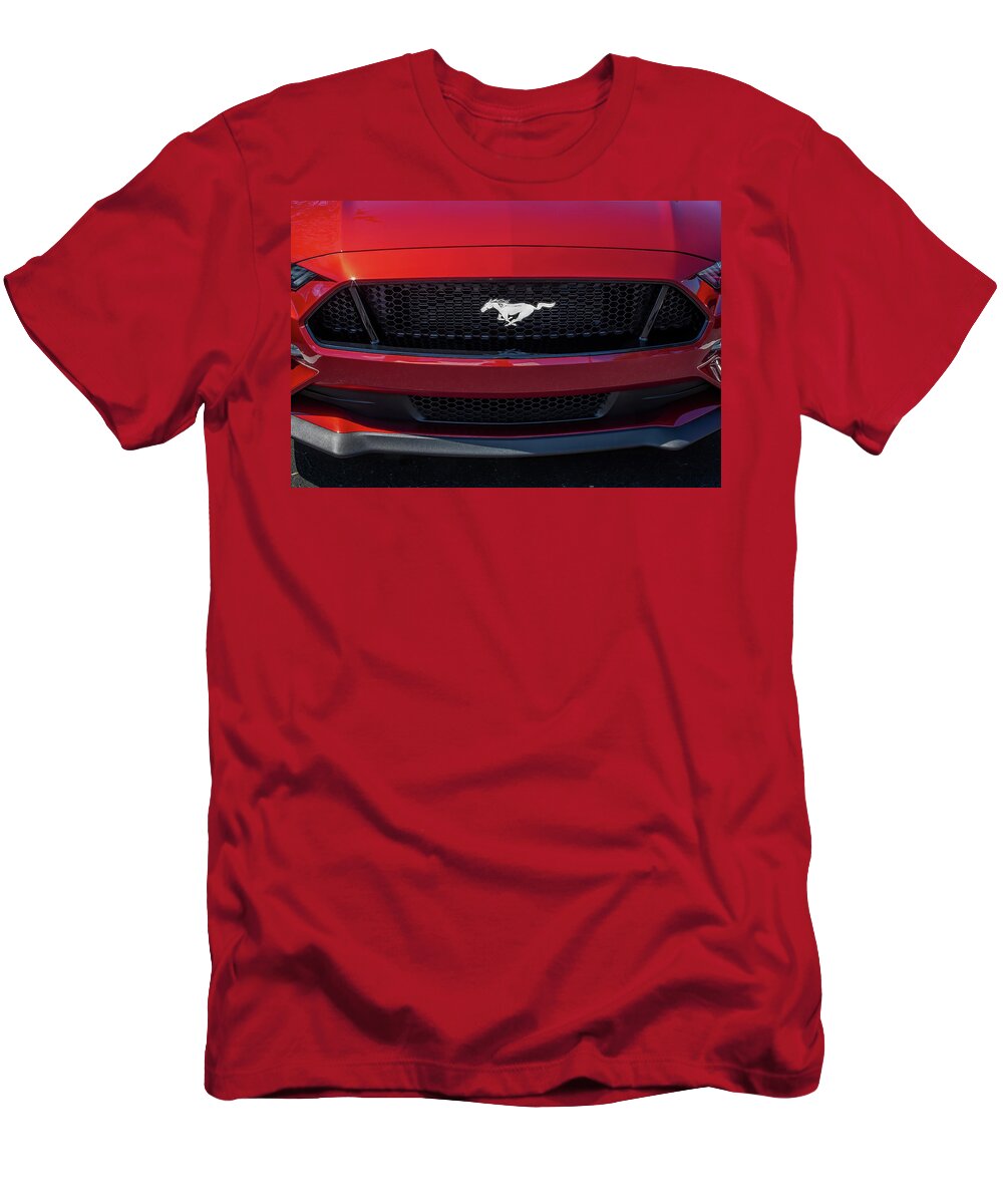 2019 Ford Mustang Gt 5.0 T-Shirt featuring the photograph 2019 Ford Mustang GT 5.0 X124 #1 by Rich Franco