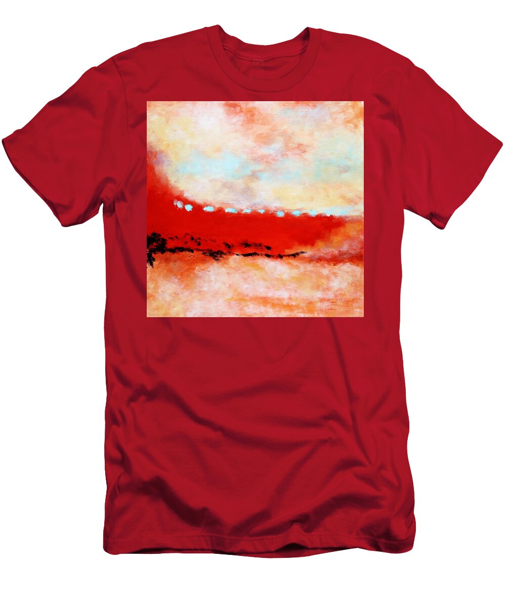 Southwest T-Shirt featuring the painting Ancient Dreams by M Diane Bonaparte