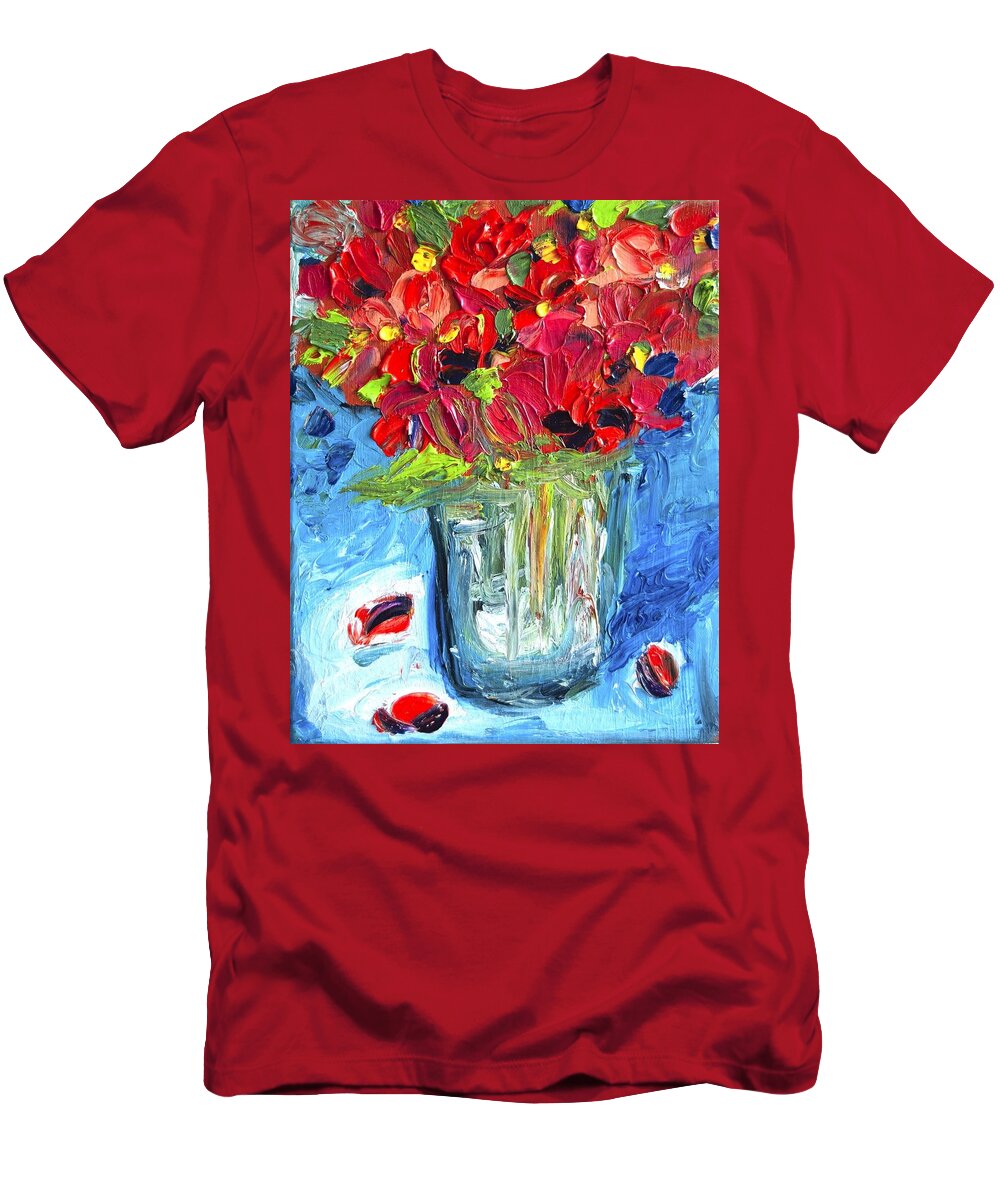  T-Shirt featuring the painting Mamma Mia #1 by Chiara Magni