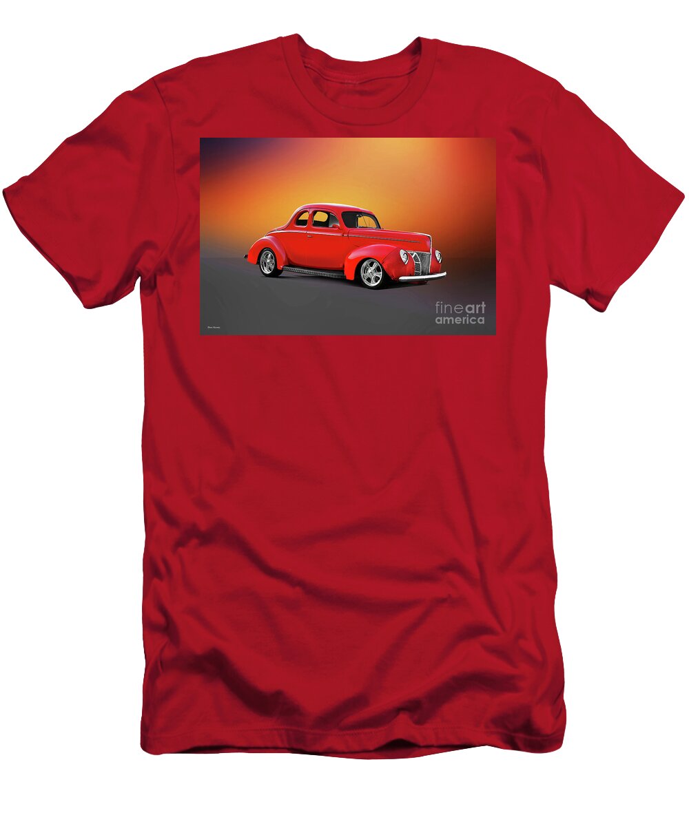 1940 Ford Coupe T-Shirt featuring the photograph 1940 Ford Deluxe Coupe #10 by Dave Koontz