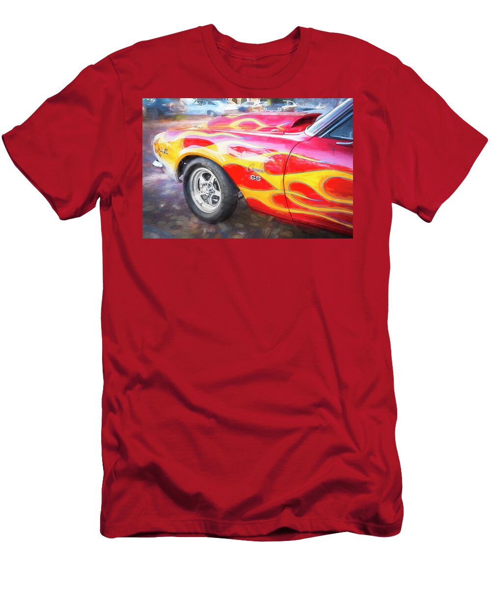 1968 Chevy Camaro Rs/ss 396 T-Shirt featuring the photograph 1968 Chevy Camaro RS/SS 396 X133 by Rich Franco