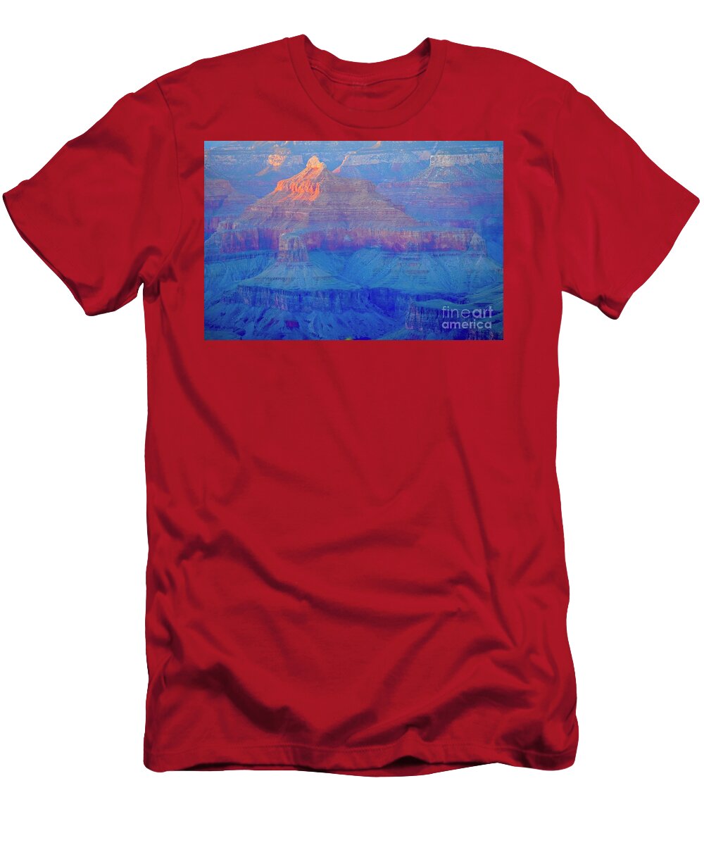 The Grand Canyon T-Shirt featuring the digital art The Grand Canyon by Tammy Keyes
