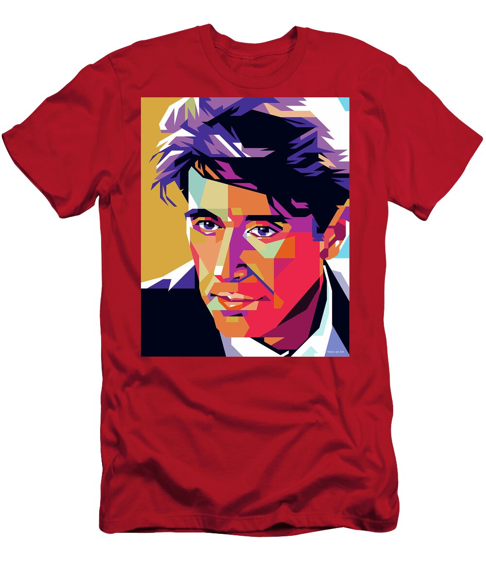 Al Pacino T-Shirt featuring the digital art Al Pacino illustration by Movie World Posters