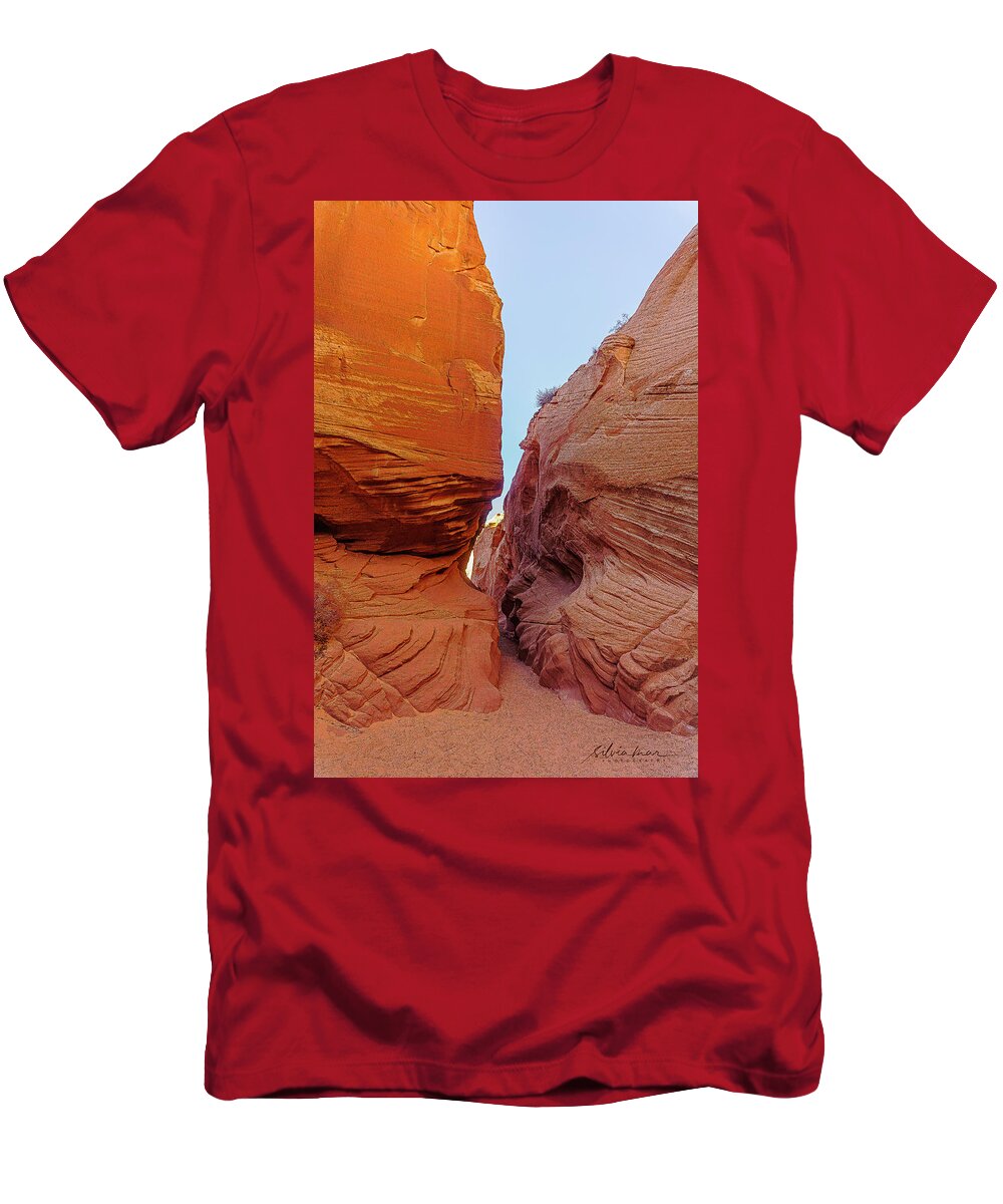 Landscape T-Shirt featuring the photograph Antilope Series 5 by Silvia Marcoschamer