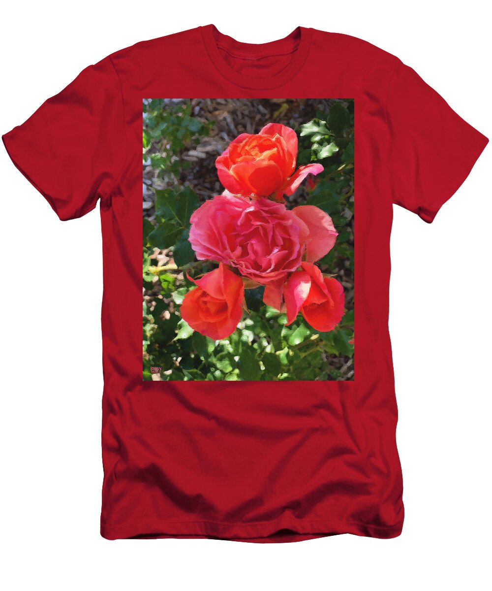 Roses T-Shirt featuring the photograph April Blossoms by Brian Watt