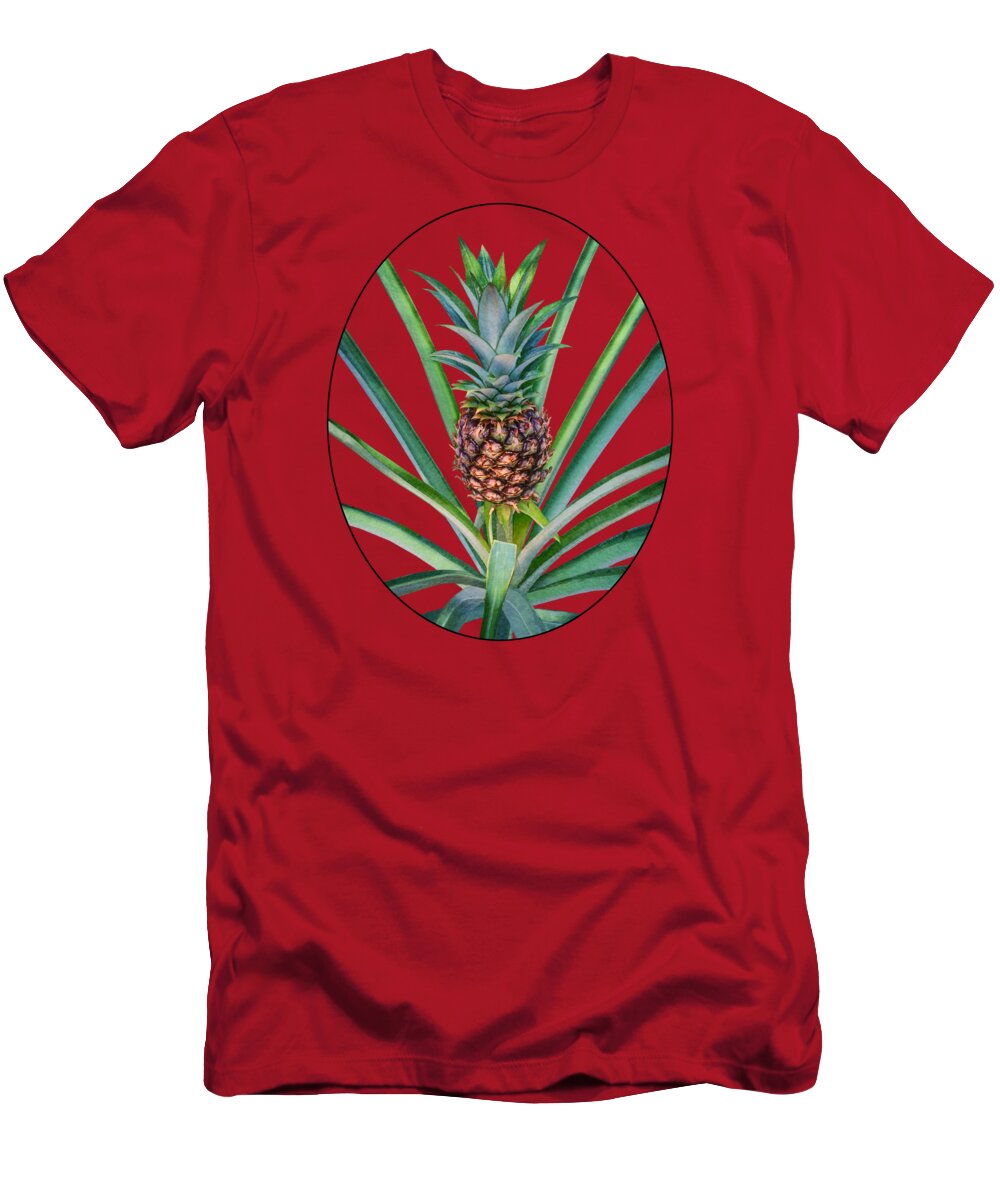 Fruits T-Shirt featuring the photograph Pineapple by Nikolyn McDonald