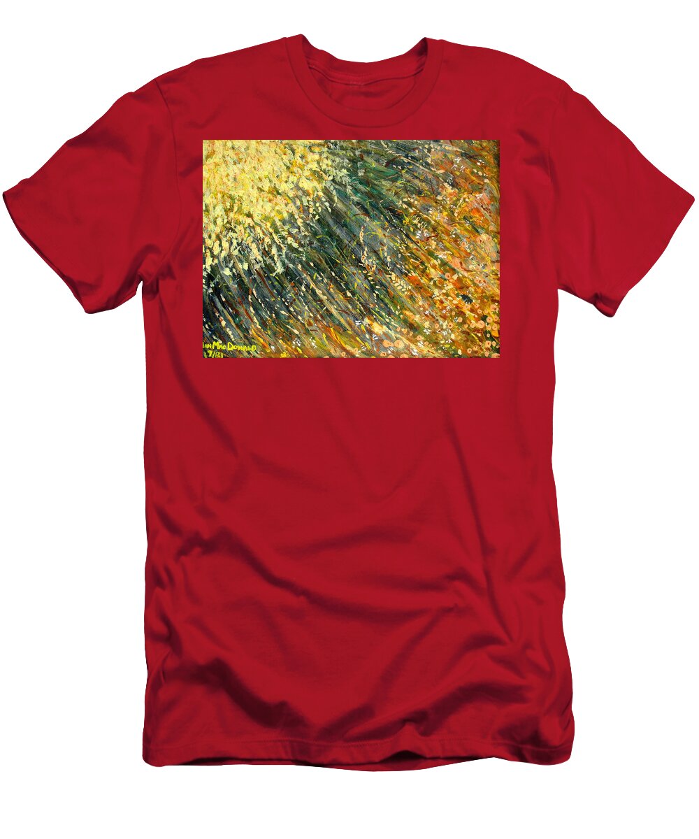 Autumn T-Shirt featuring the painting Autumn Afternoon by Ian MacDonald