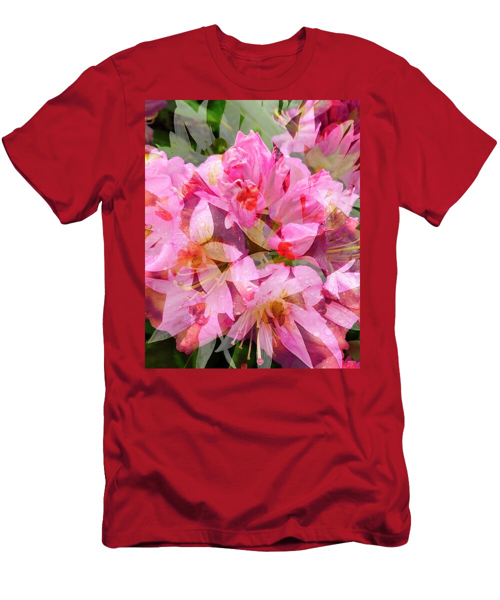 Pink T-Shirt featuring the digital art Carla's Choice by Nancy Olivia Hoffmann