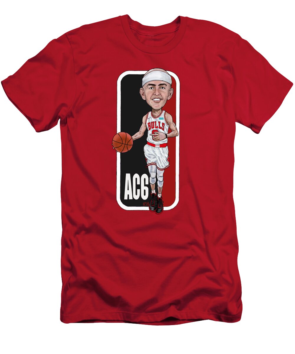 Alex Caruso T-Shirt featuring the digital art CaruShow Windy City by Jeremy Nash