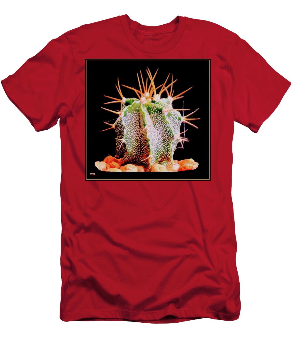 Cactus T-Shirt featuring the photograph Crazy Cactus by VIVA Anderson