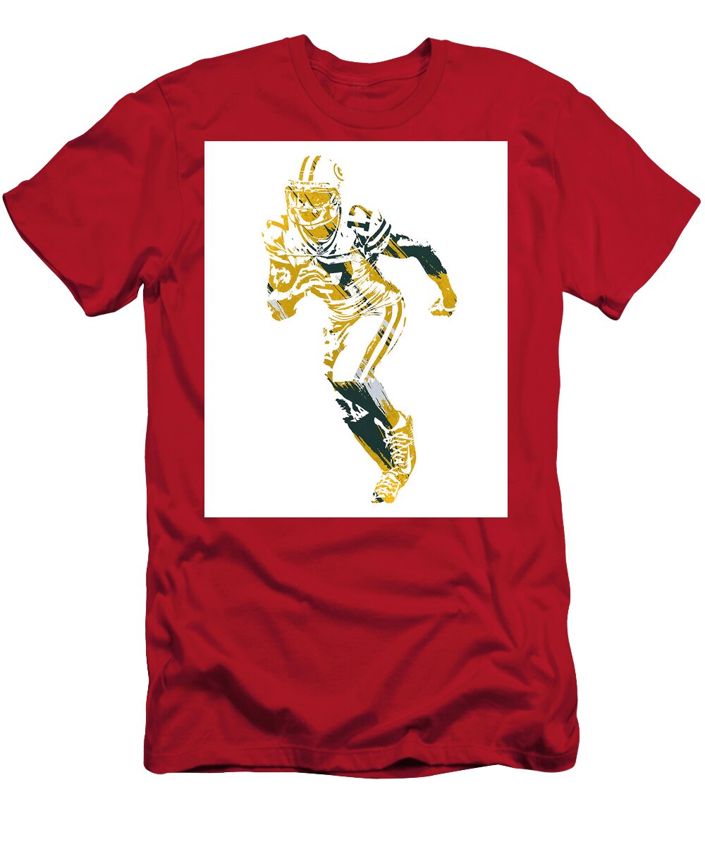 Davante Adams Moves With The Ball T-Shirt by Patel Mason - Pixels
