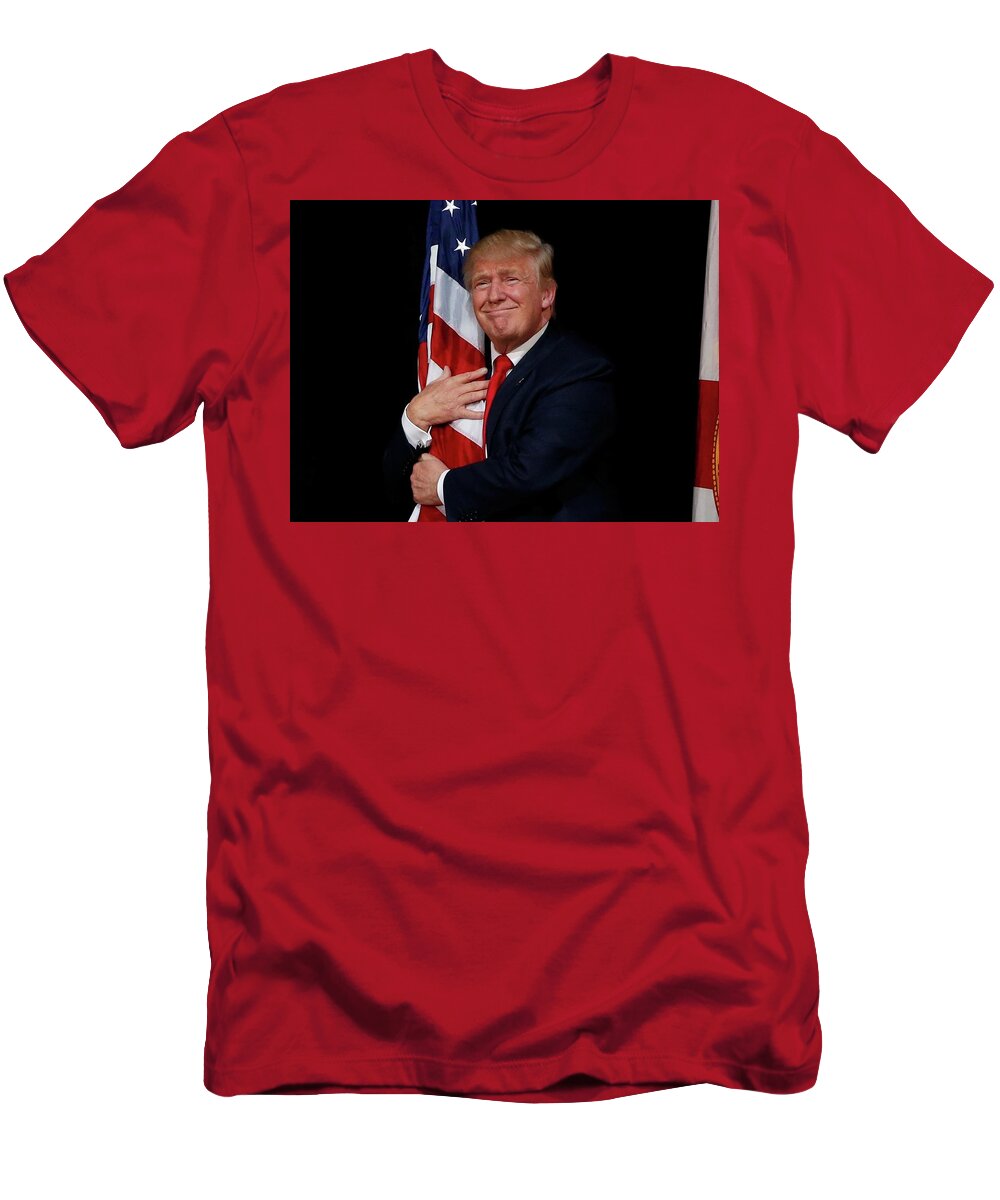 Donald T-Shirt featuring the photograph Donald J.Trump by Action