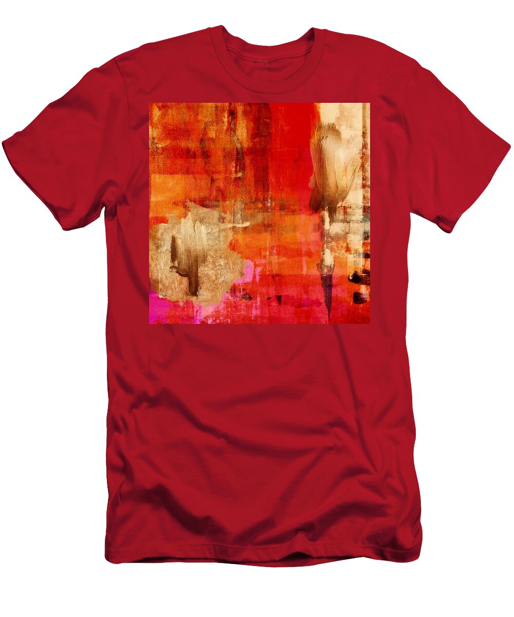 Abstract Art T-Shirt featuring the digital art Earthen by Canessa Thomas