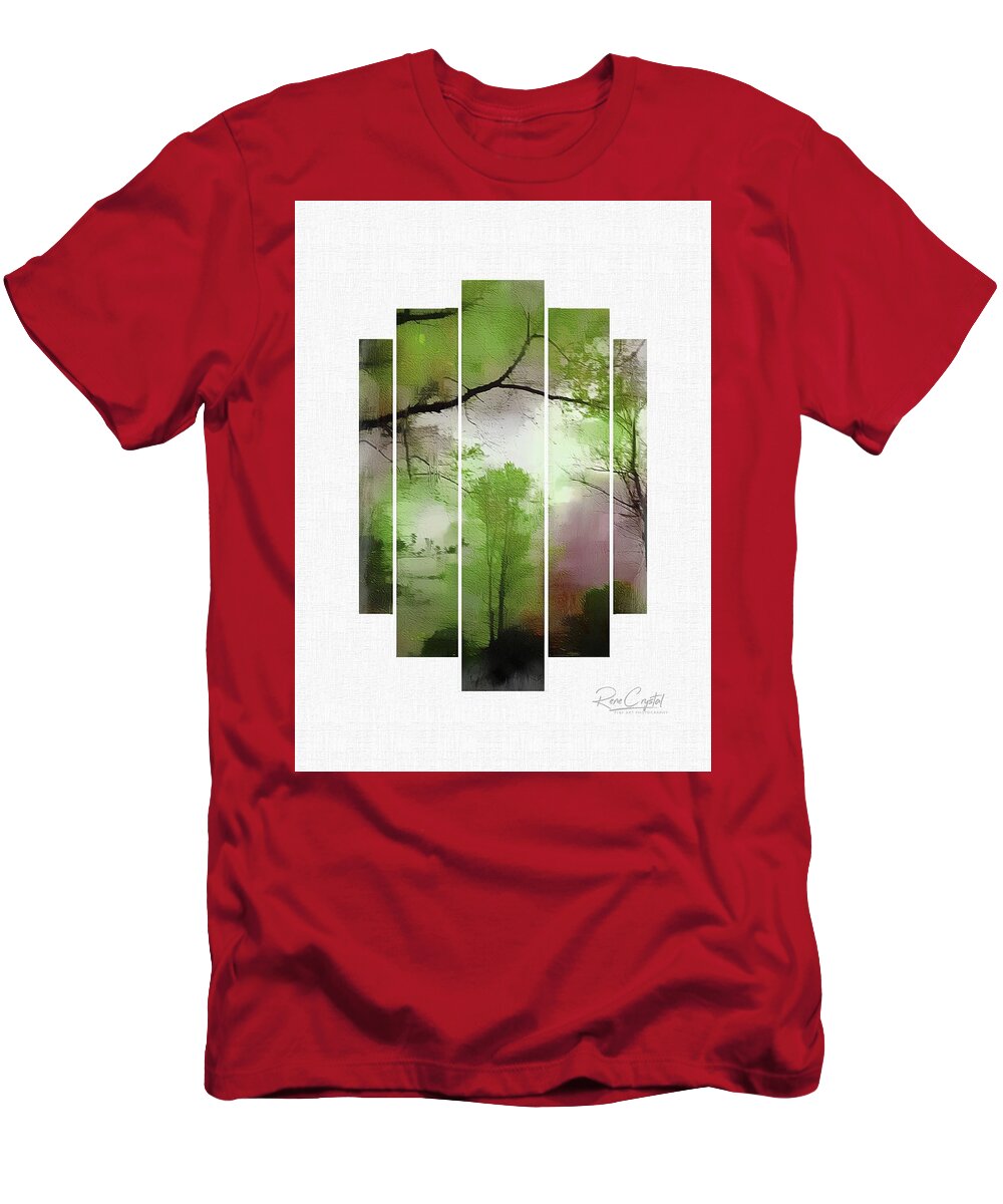Trees T-Shirt featuring the photograph Everything's Coming Up Green by Rene Crystal