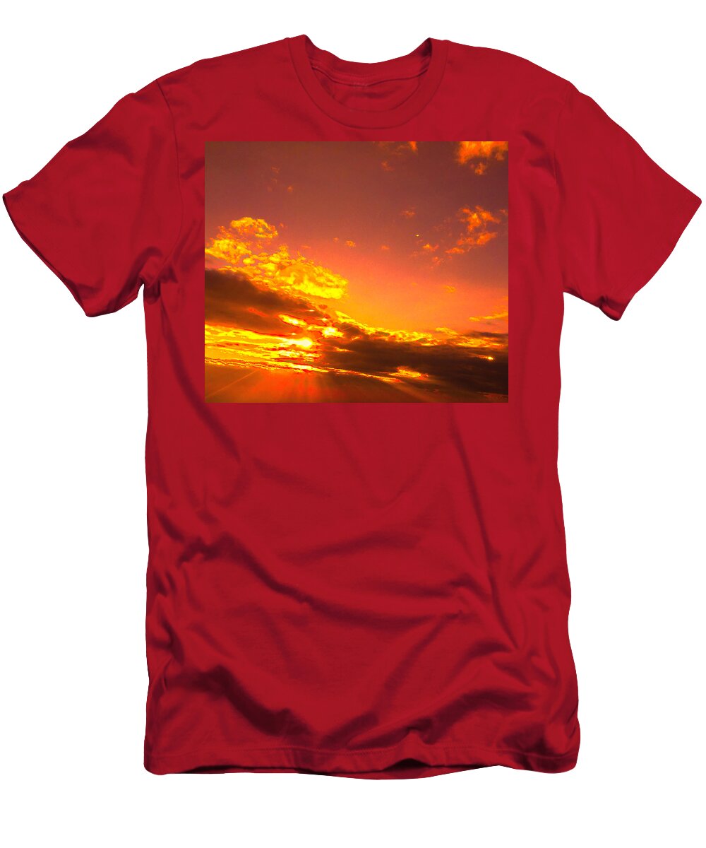  T-Shirt featuring the photograph Golden glory by Trevor A Smith