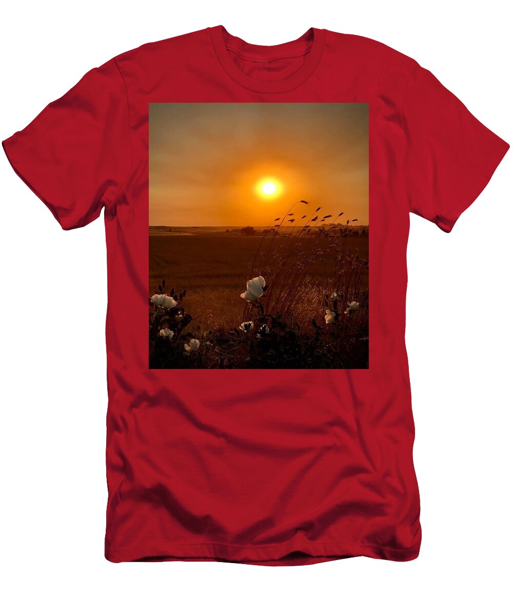 Iphonography T-Shirt featuring the photograph iPhonography Sunset 1 by Julie Powell