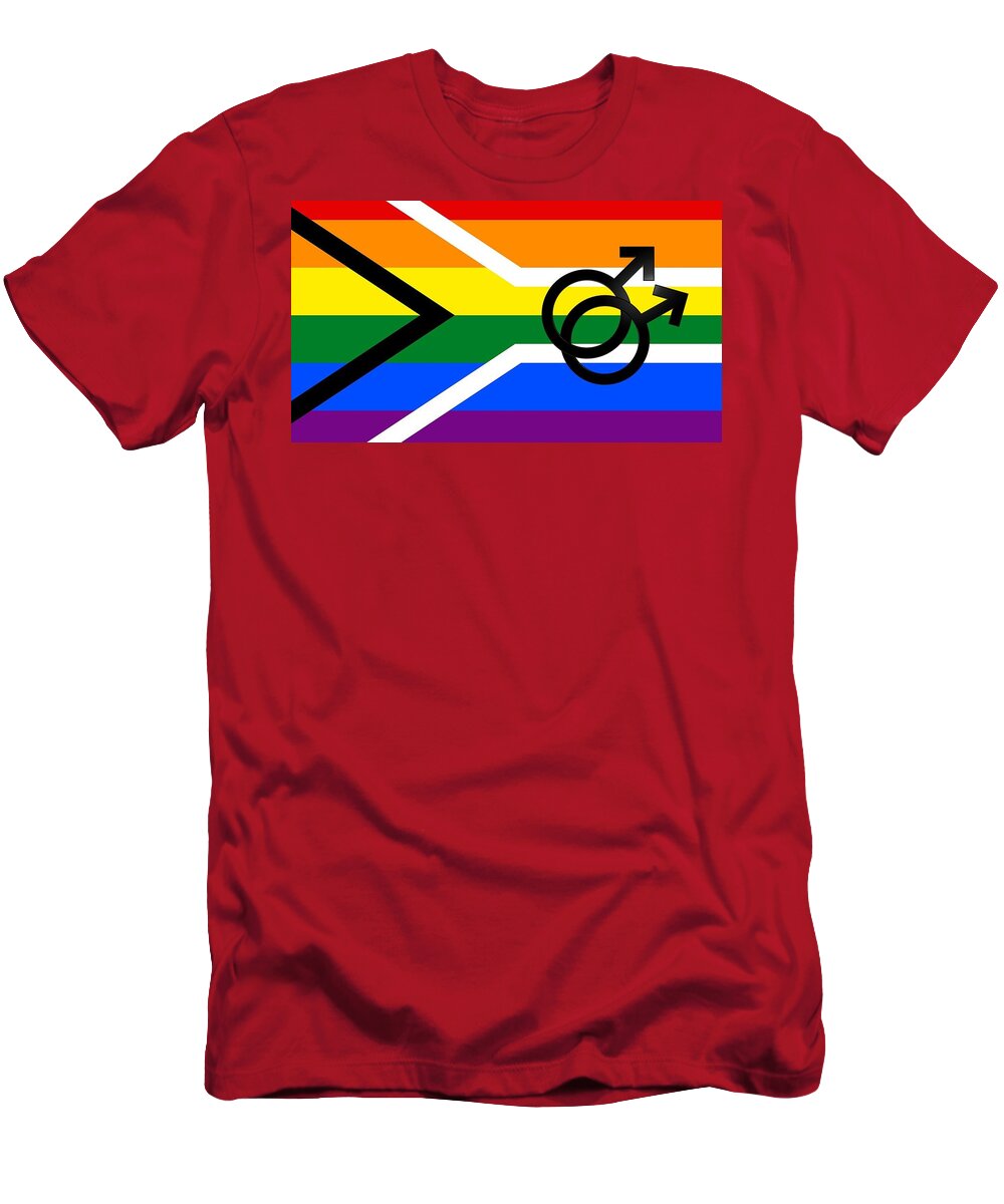 Lgbtq T-Shirt featuring the mixed media LGBTQ Symbols by Nancy Ayanna Wyatt