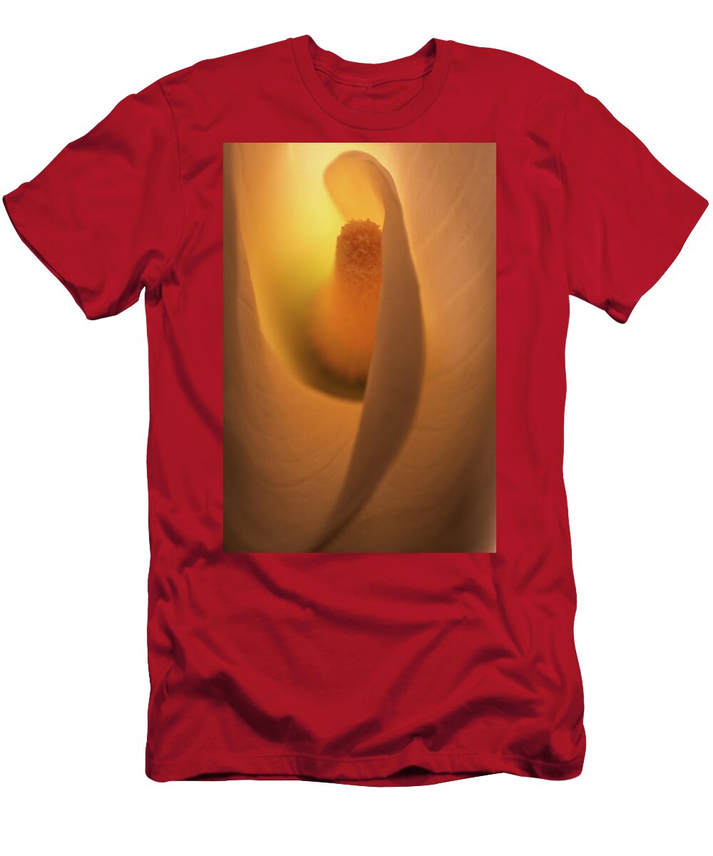 Macro T-Shirt featuring the photograph Lily 5615 by Julie Powell