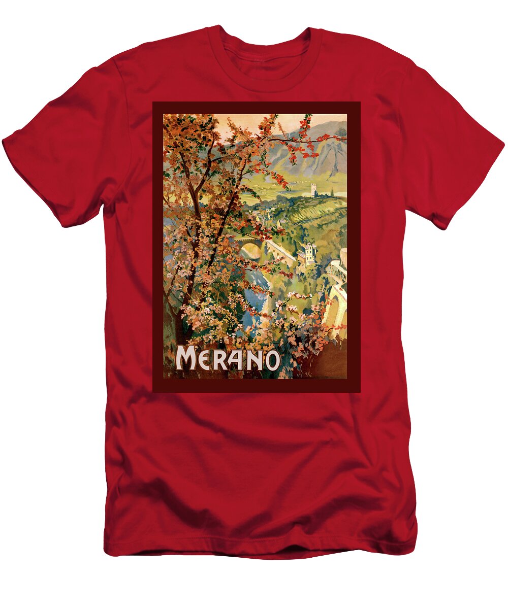 Merano T-Shirt featuring the digital art Merano by Long Shot