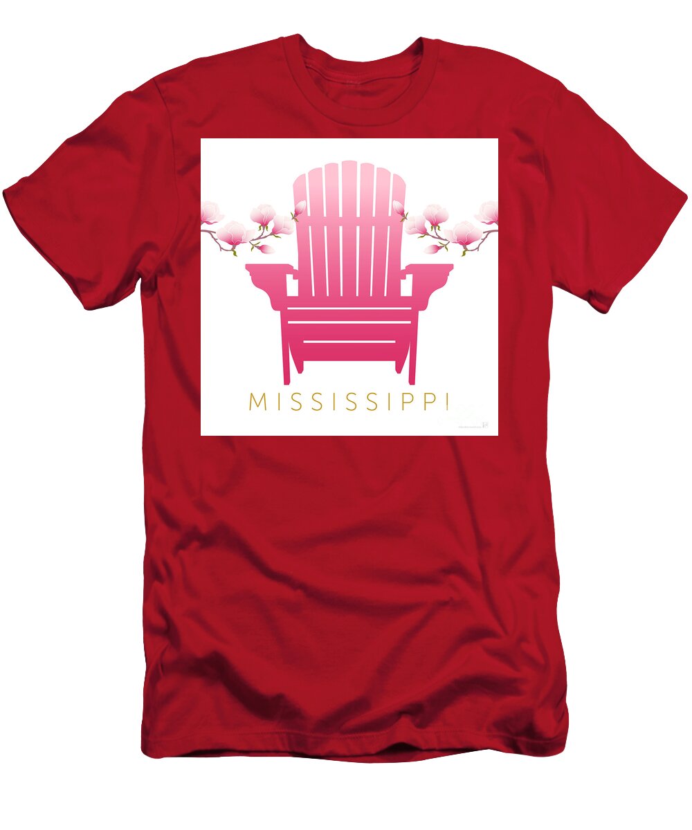 Mississippi T-Shirt featuring the digital art Mississippi by Sam Brennan