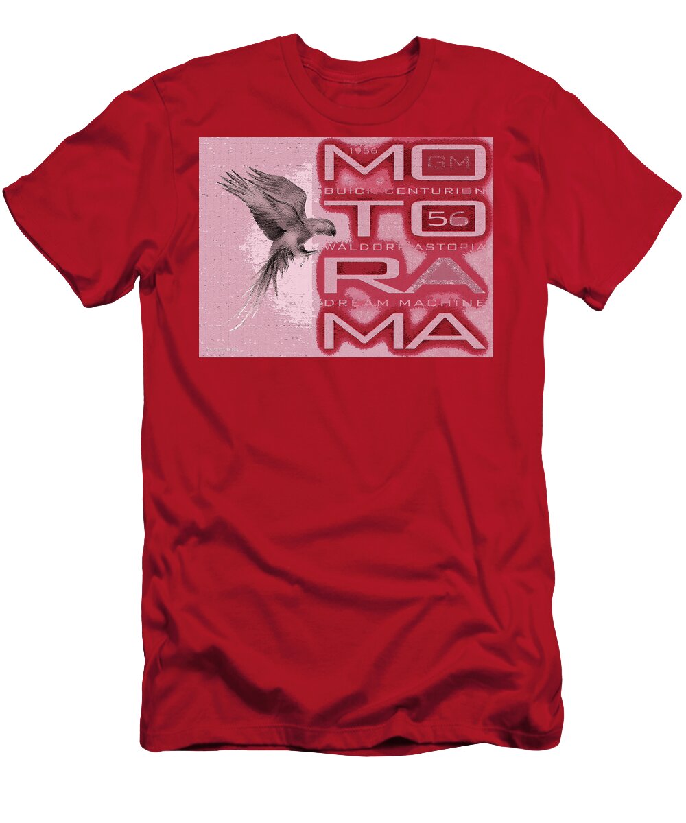 Motorama T-Shirt featuring the digital art Motorama / 56 Buick Centurion by David Squibb