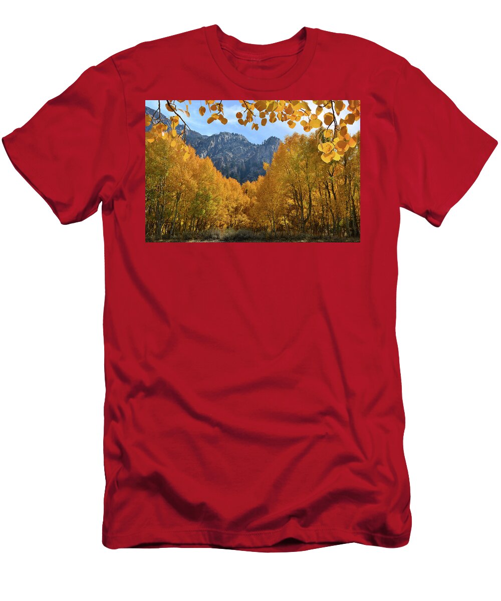 Autumn T-Shirt featuring the photograph Mountain Gates of Glory by Brian Tada