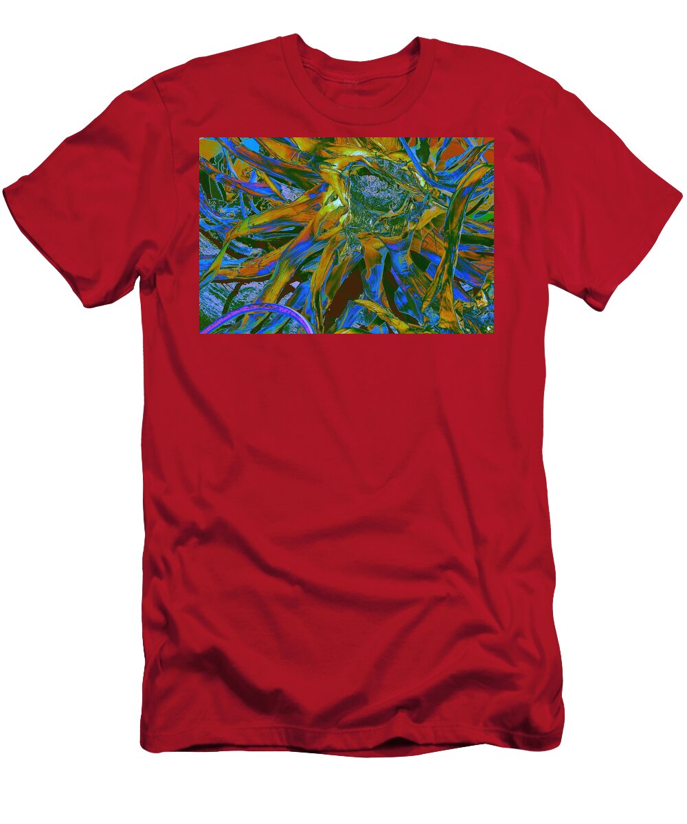 Southwest T-Shirt featuring the photograph Octopus Agave Blue by M Diane Bonaparte