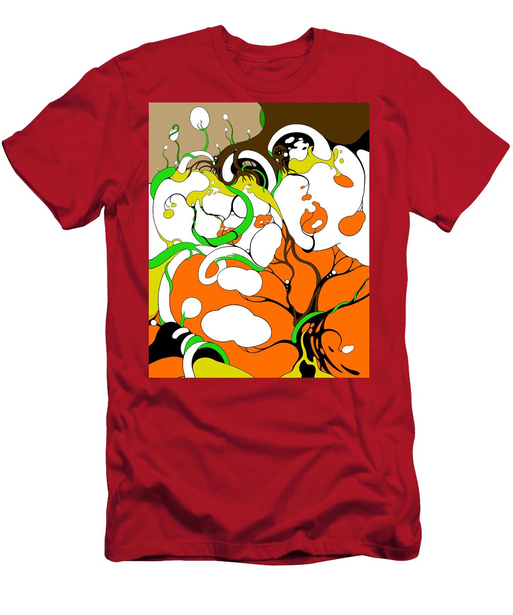 Vines T-Shirt featuring the digital art Pandemic by Craig Tilley
