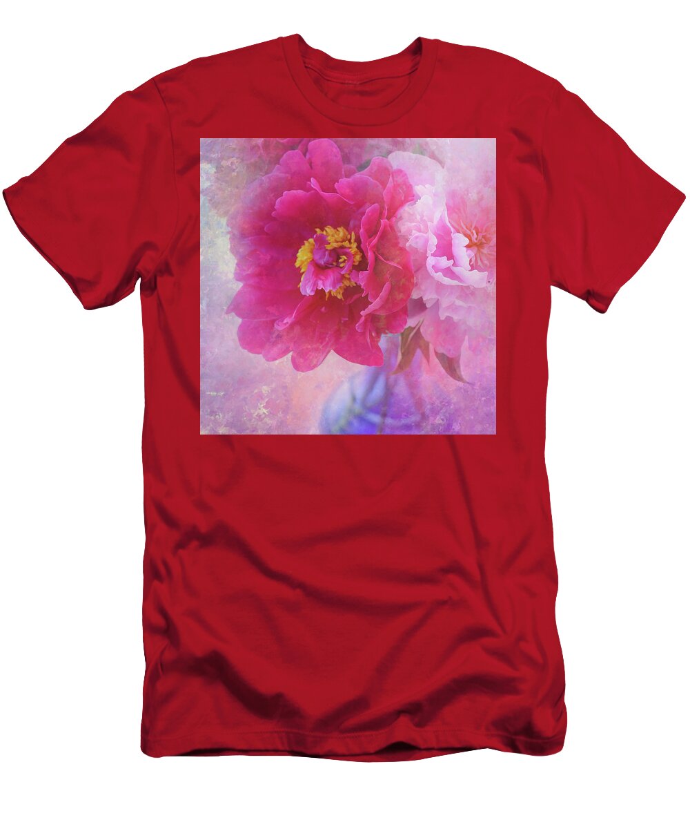 Flower T-Shirt featuring the photograph Peony in pink by Jeff Burgess