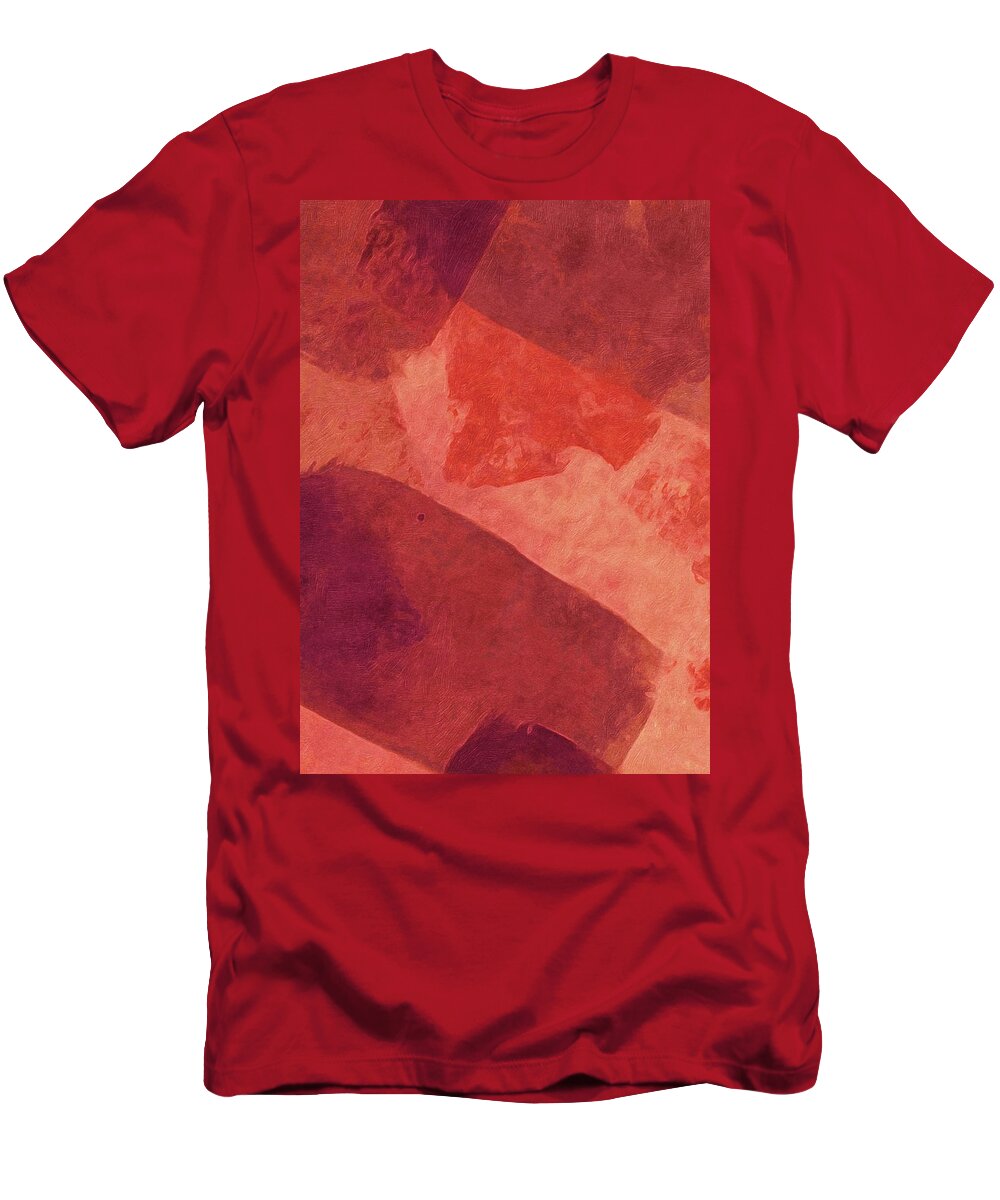  T-Shirt featuring the digital art Pepperoni Pizza by Michelle Hoffmann