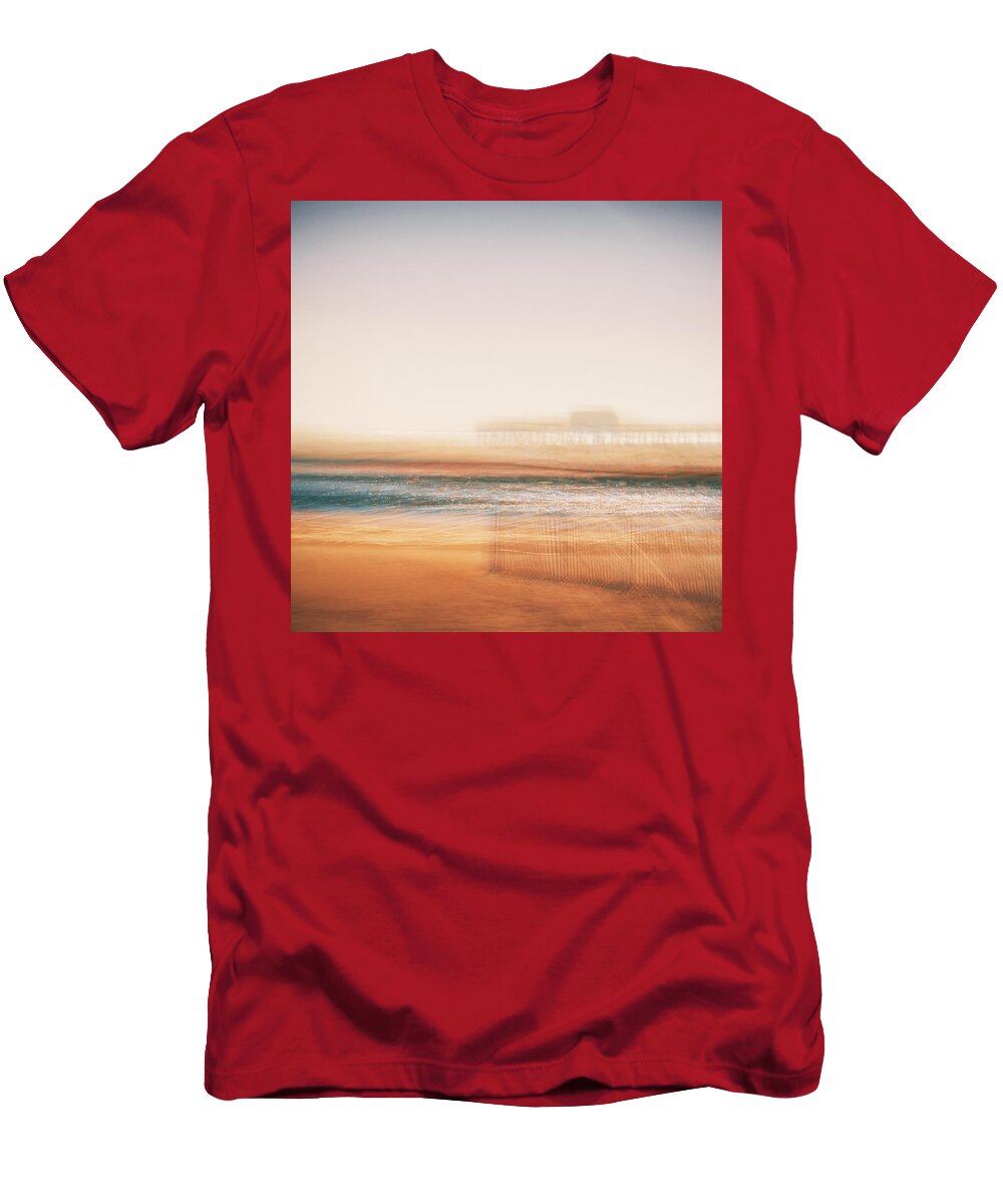  T-Shirt featuring the photograph Pier by Steve Stanger