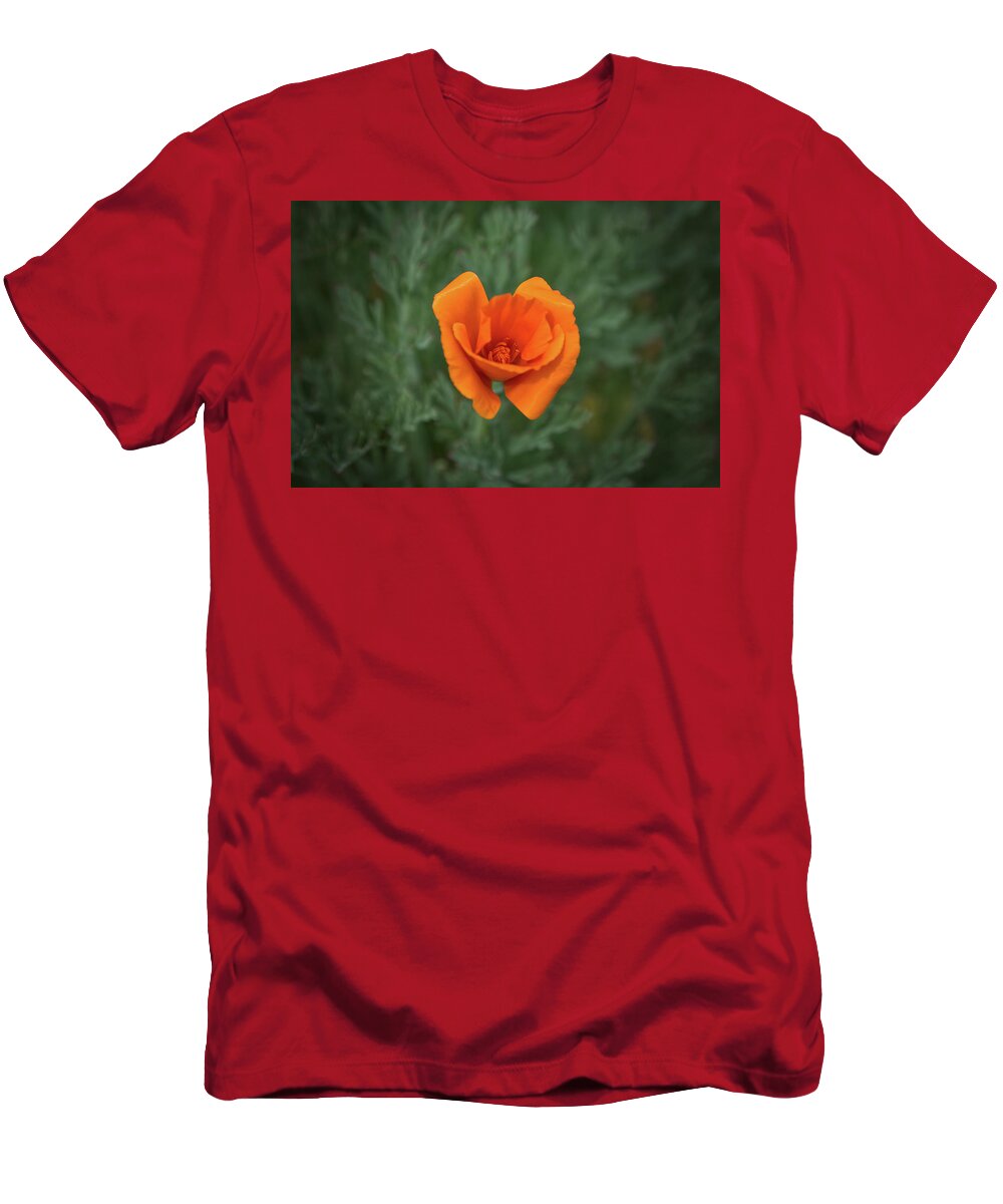 Poppy T-Shirt featuring the photograph Poppy Flower by Loyd Towe Photography