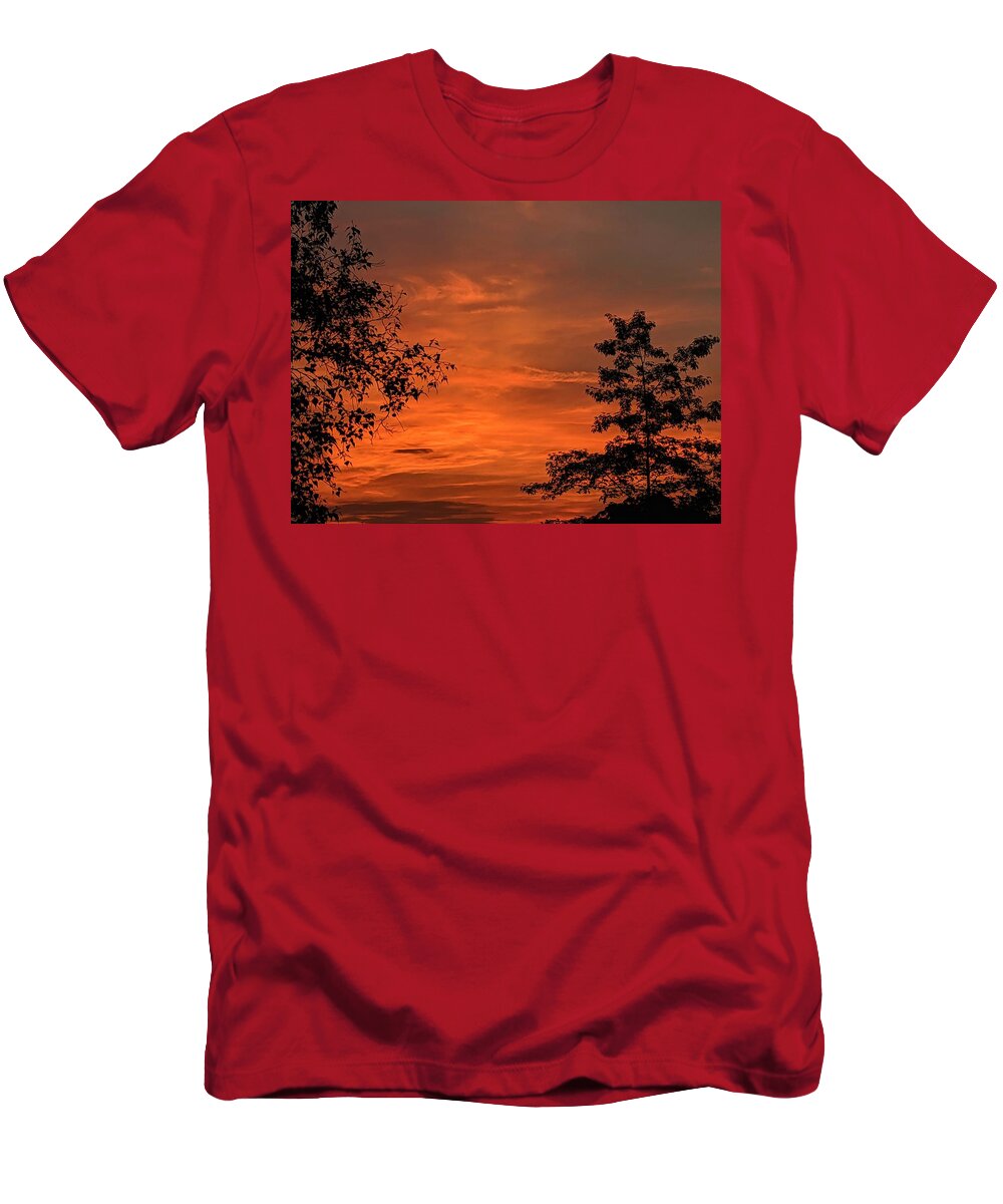  T-Shirt featuring the photograph Pre-Dawn in the Neighborhood by Brad Nellis