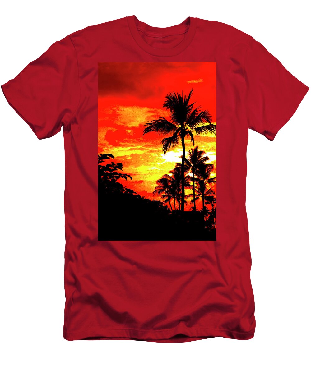 David Lawson Photography T-Shirt featuring the photograph Red Sky At Night by David Lawson