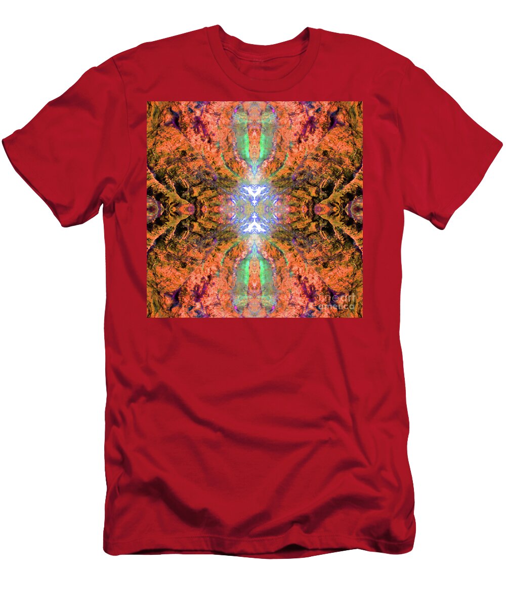 Abstract T-Shirt featuring the photograph Royal Tapestry by Randall Weidner
