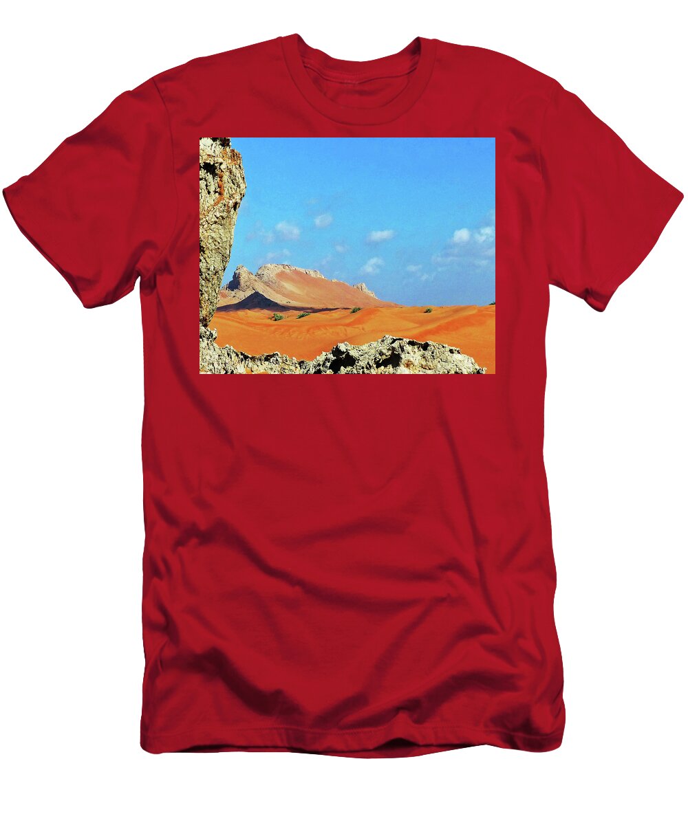 Desert T-Shirt featuring the photograph Sands of Fujairah by Carl Sheffer
