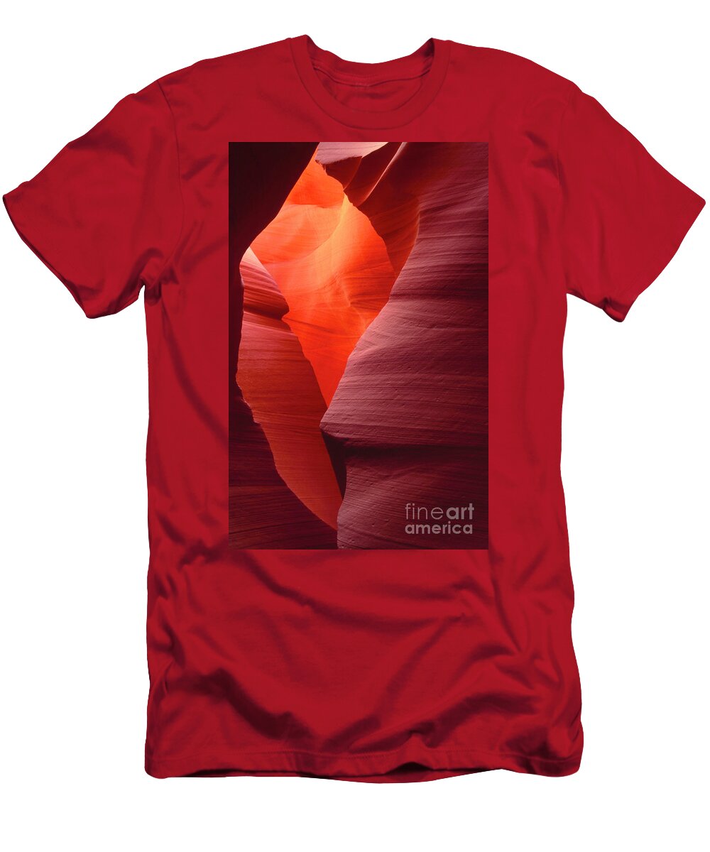 Dave Welling T-Shirt featuring the photograph Sandstone Abstract Lower Antelope Slot Canyon Arizona by Dave Welling