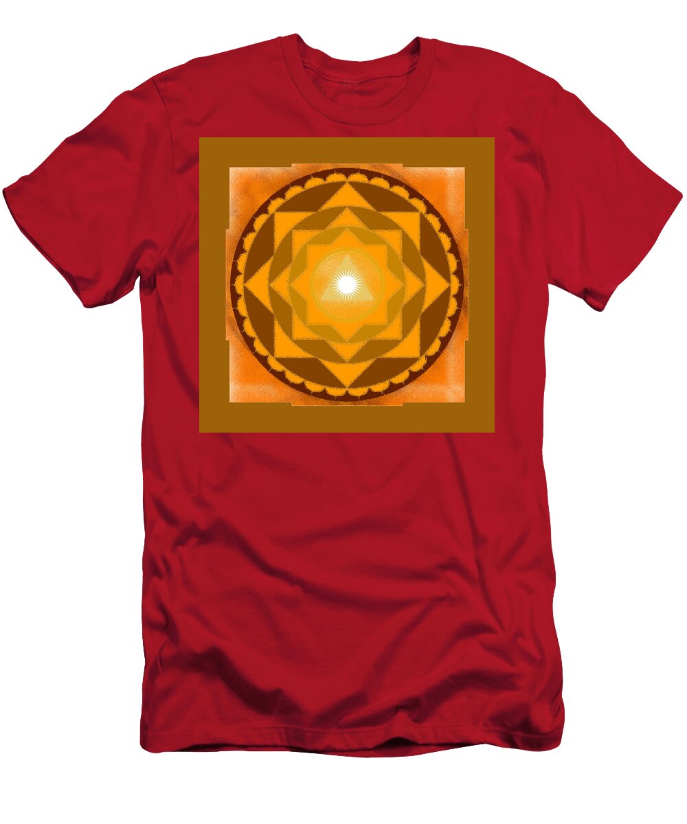 Shiva Meru T-Shirt featuring the digital art Shiva Meru by Ma Udaysree