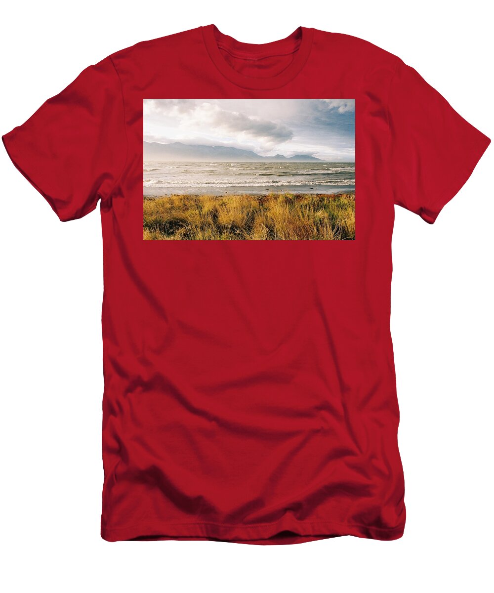 Kaikoura T-Shirt featuring the photograph Stormy Kaikoura Morning by Stephen Mitchell