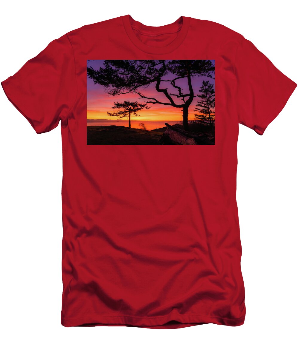 Sunset T-Shirt featuring the photograph Sunset 3 by Gary Skiff