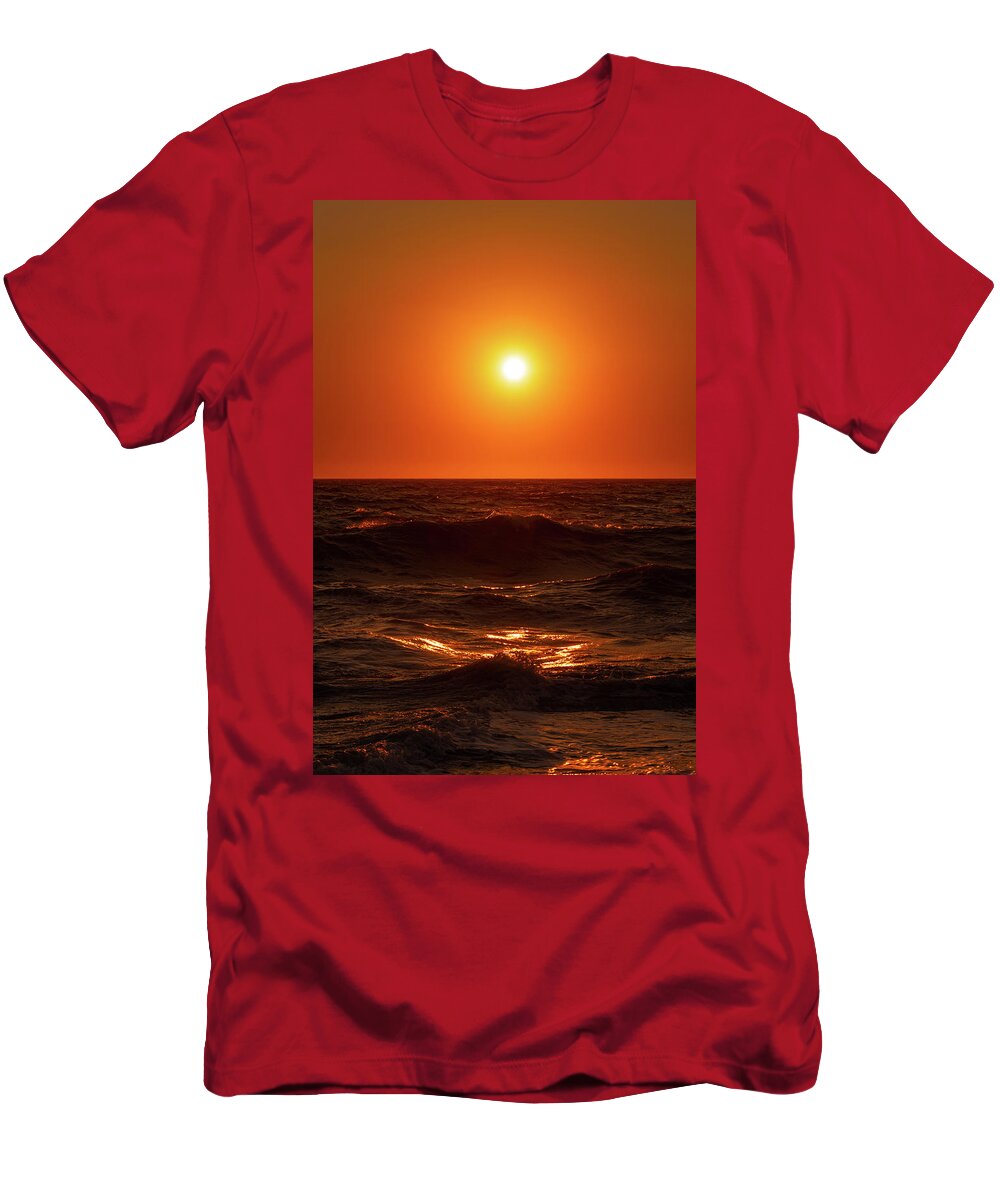 Sunset T-Shirt featuring the photograph Sunset Haze by Gary Skiff