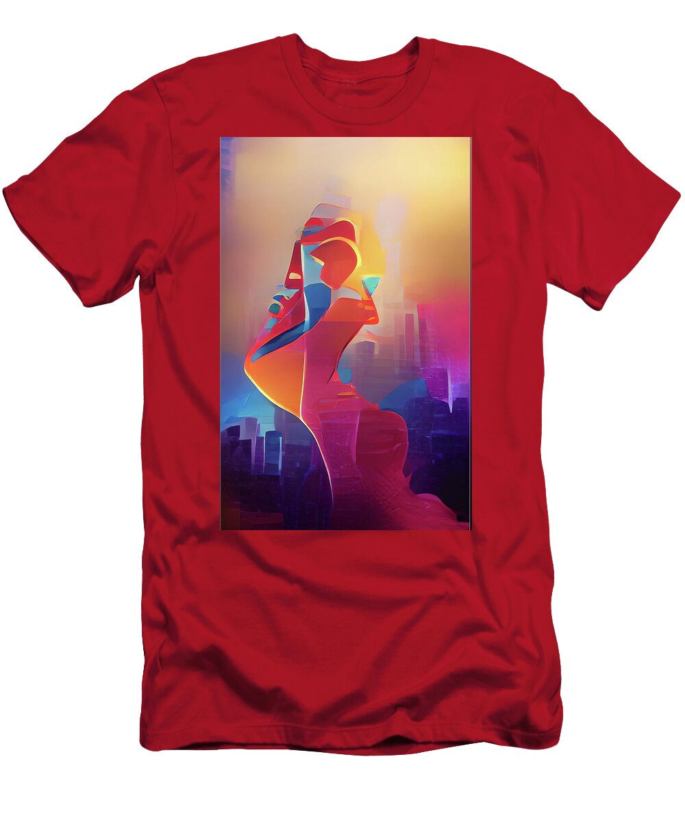  T-Shirt featuring the digital art Surrealamus by Rod Turner